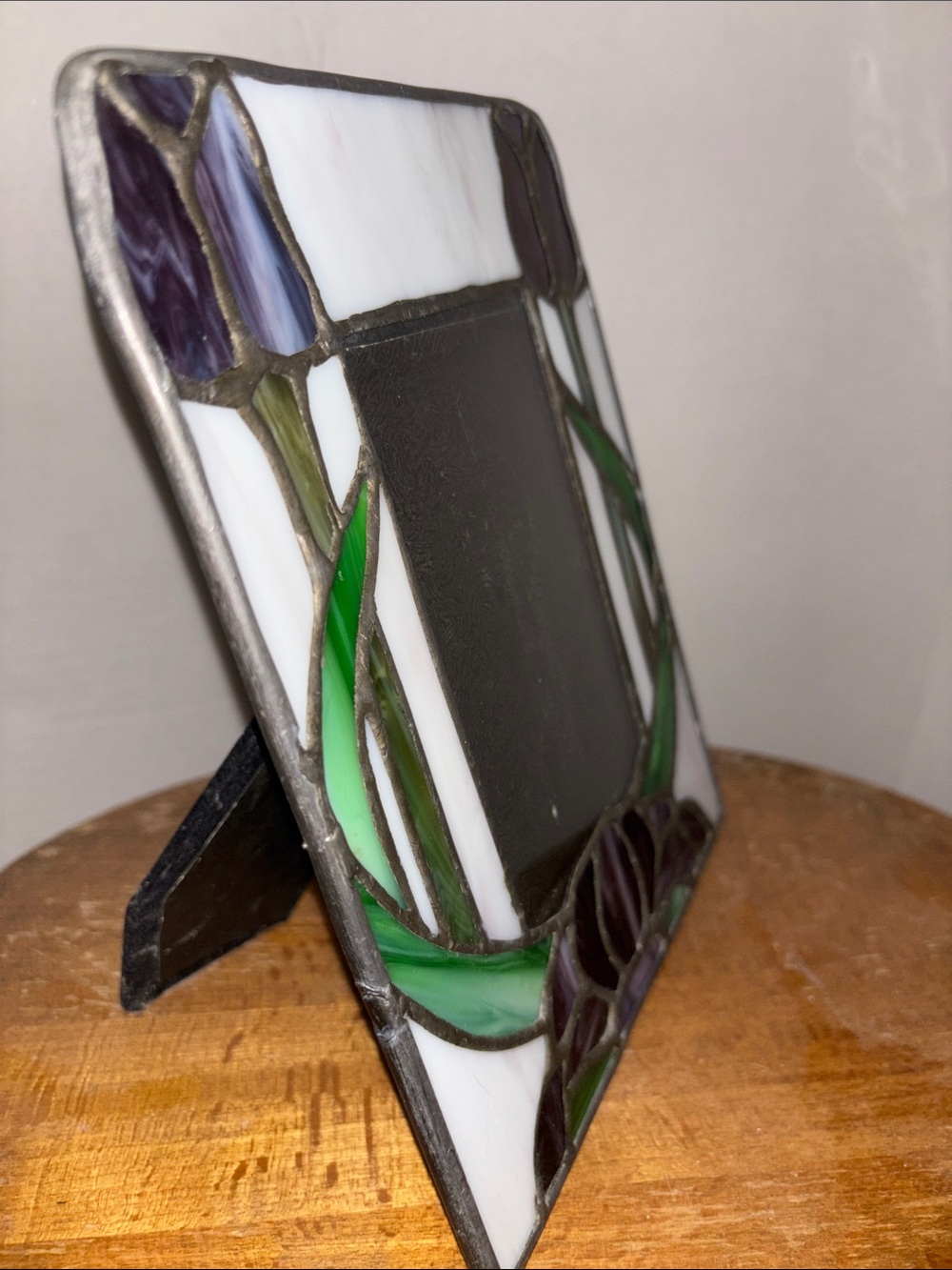 Floral Stained Glass Picture Frame - Picture 3 of 6